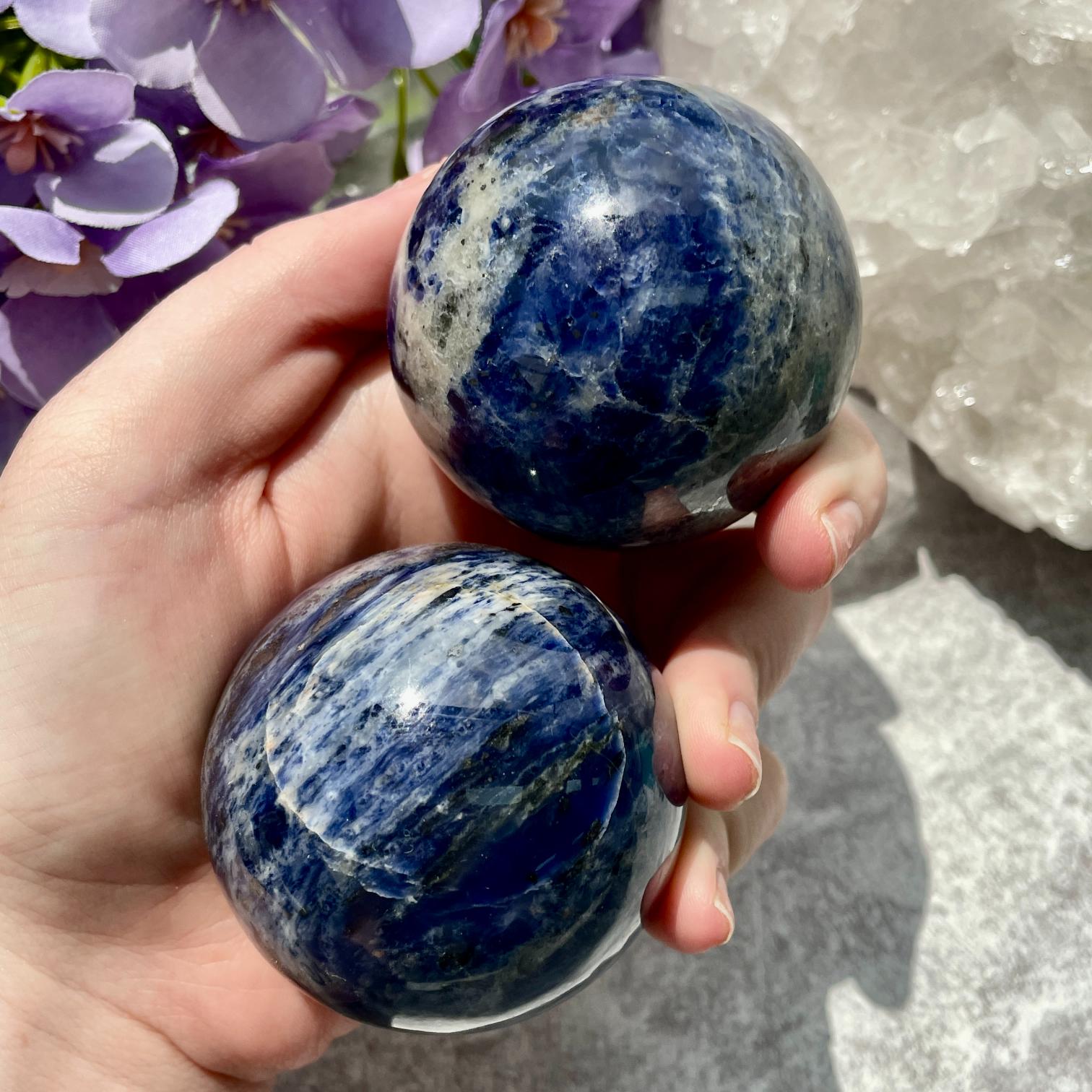 Sodalite Sphere 5cm - 1pc Sodalite Sphere 5cm - 1pc